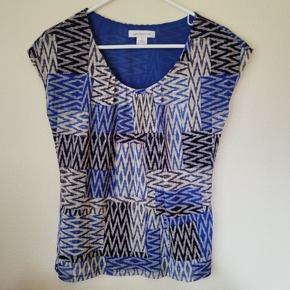 Liz Claiborne Women's Small Top Short Sleeve - Picture 2 of 6